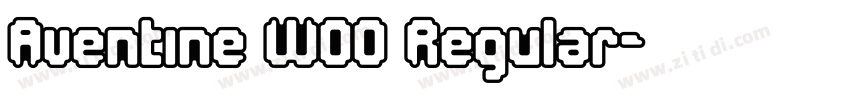 Aventine W00 Regular字体转换
